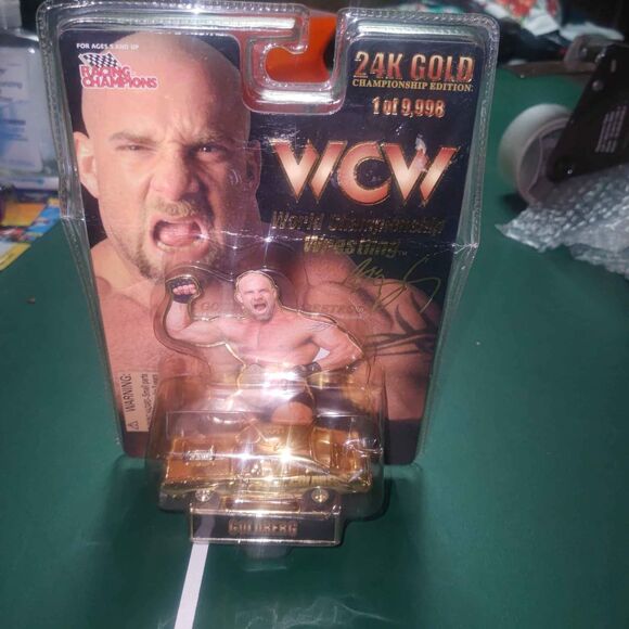 Racing Champions 24K Gold WCW Bill Goldberg - 1 of 9,998 - Picture 2 of 8